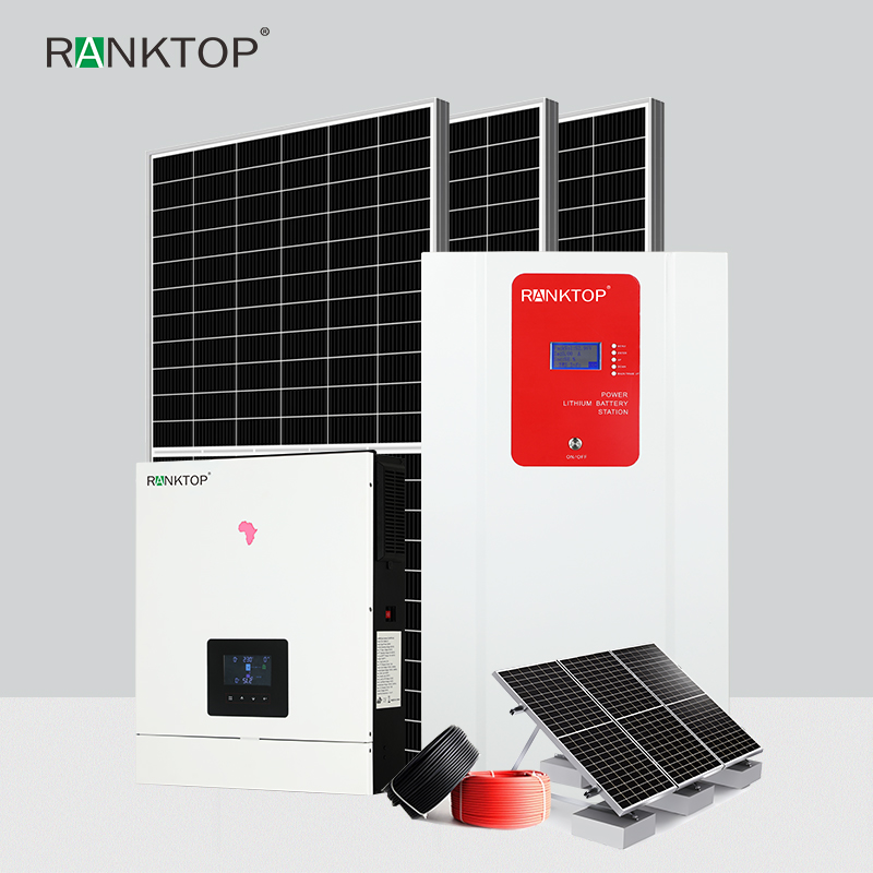Solar Systems Complete Kit Home Solar 4.2kw Battery Hybrid Power Invert Panel System For Home
