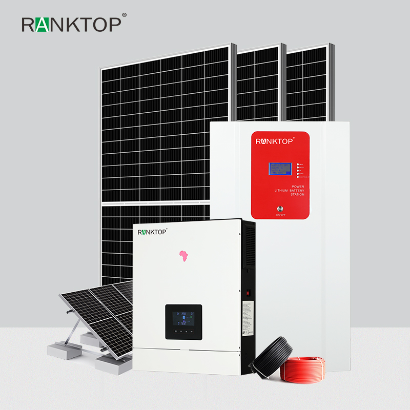 Solar Systems Complete Kit Home Solar 4.2kw Battery Hybrid Power Invert Panel System For Home