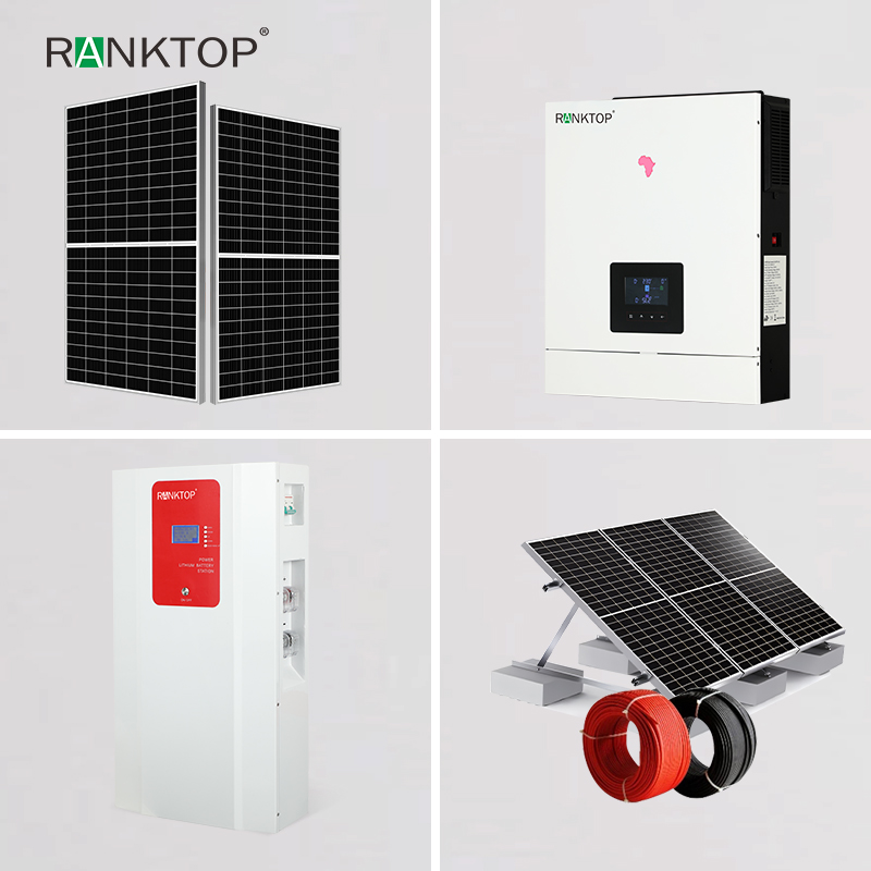 Solar Systems Complete Kit Home Solar 4.2kw Battery Hybrid Power Invert Panel System For Home