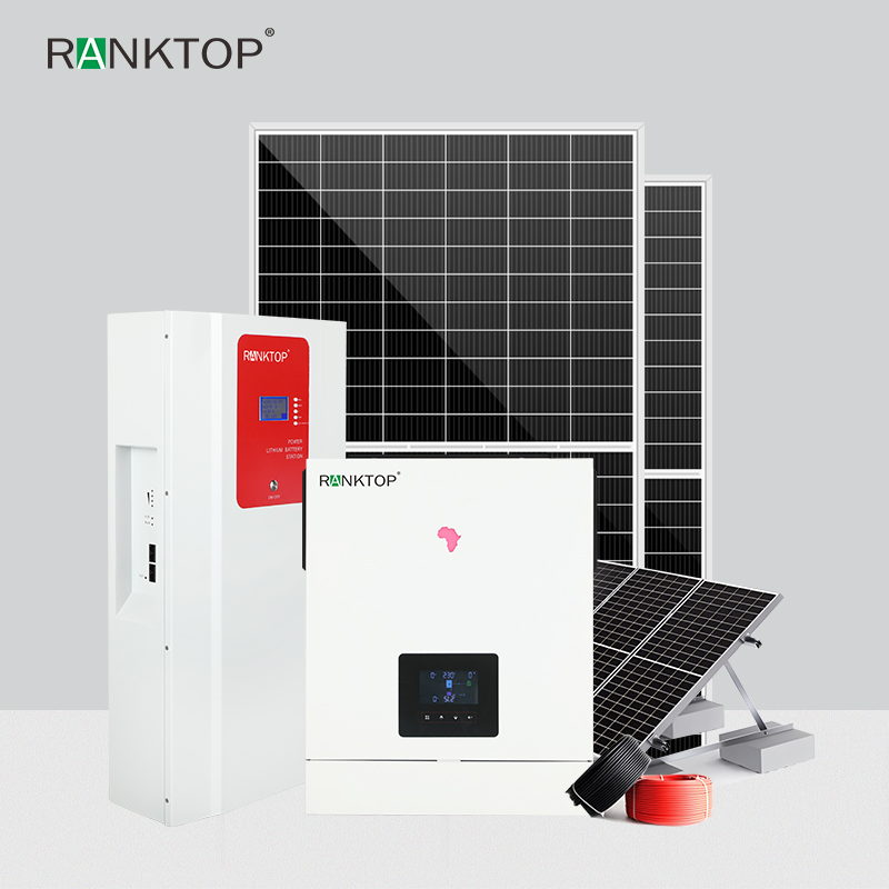 Solar Systems Complete Kit Home Solar 4.2kw Battery Hybrid Power Invert Panel System For Home