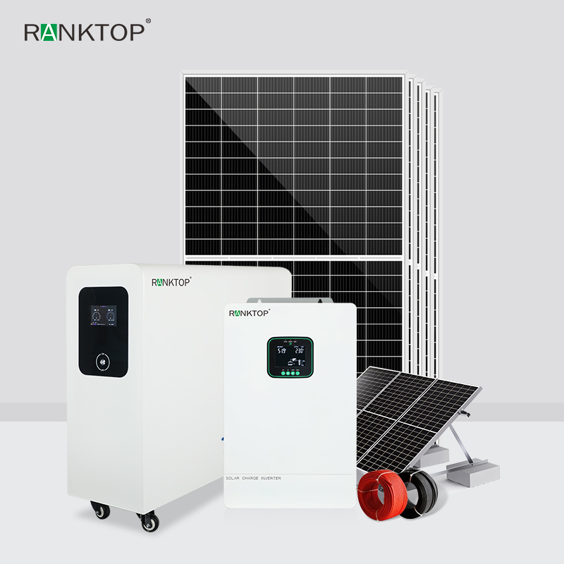 Hybrid Solar Power System Home 8 Kw Photovoltaic Kit 10 Kw Solar Panel System