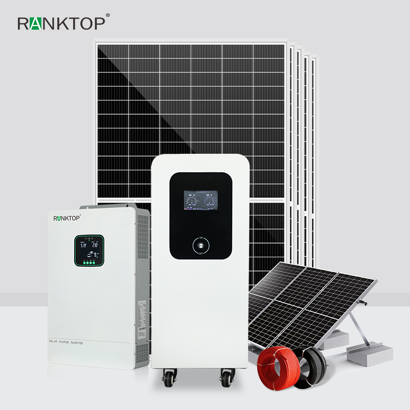 Hybrid Solar Power System Home 8 Kw Photovoltaic Kit 10 Kw Solar Panel System