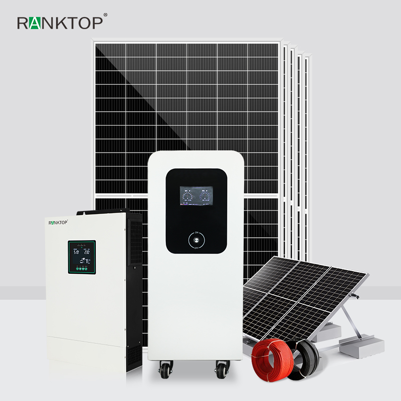 Hybrid Solar Power System Home 8 Kw Photovoltaic Kit 10 Kw Solar Panel System