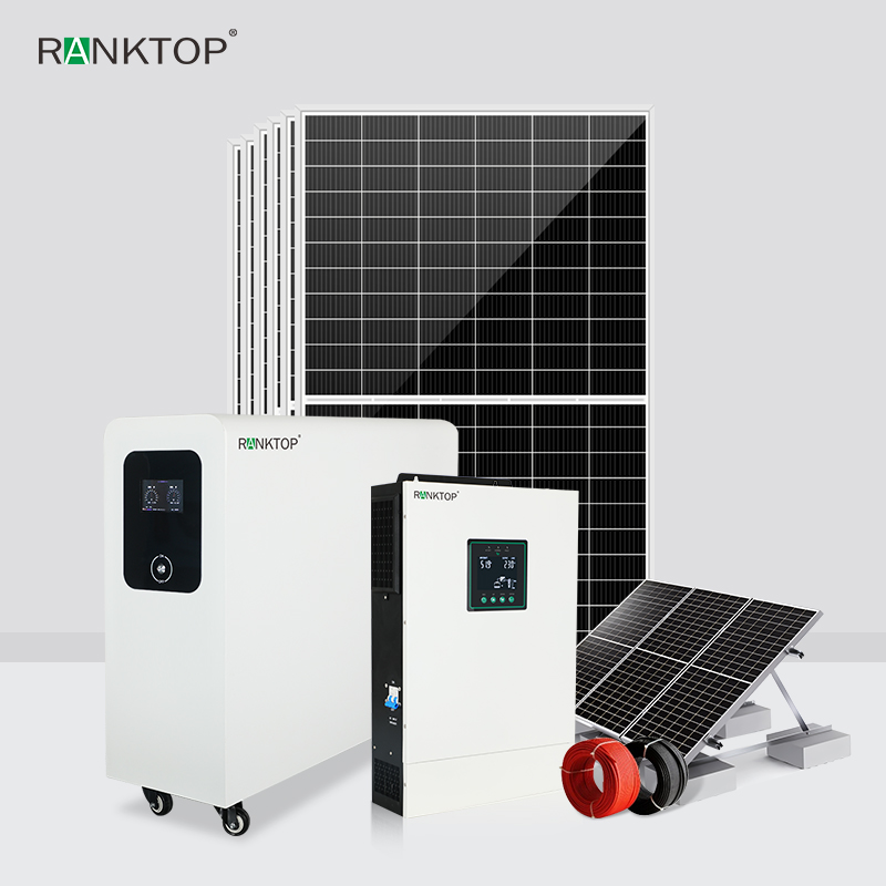 Hybrid Solar Power System Home 8 Kw Photovoltaic Kit 10 Kw Solar Panel System