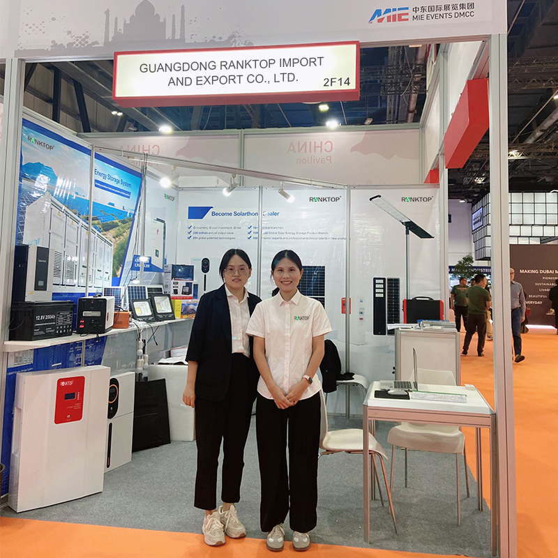 Driving the green energy transition :Ranktop at the Middle East Dubai Photovoltaic Show