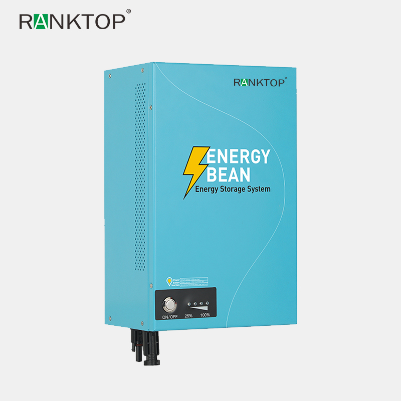 Hybrid off-Grid Portable Solar Home Power Lithium lon Battery Inverter PV Energy Storage System