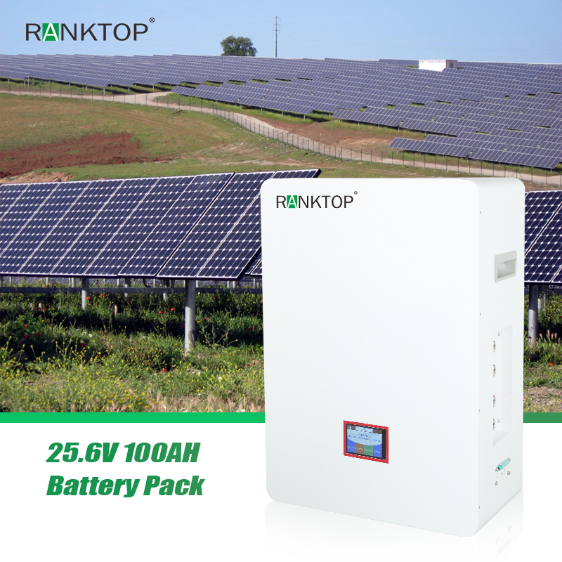 Wall Mounted Solar Lithium Battery Residential System 25.6V 300Ah Solar Lifepo4 Powerwall Battery