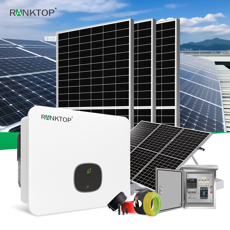 50kw Home Solar Storage System Module Kit Set PV Power Solar Energy on Grid Solar Generator System
