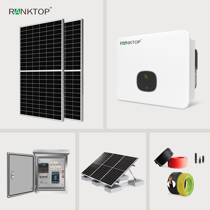 50kw Home Solar Storage System Module Kit Set PV Power Solar Energy on Grid Solar Generator System
