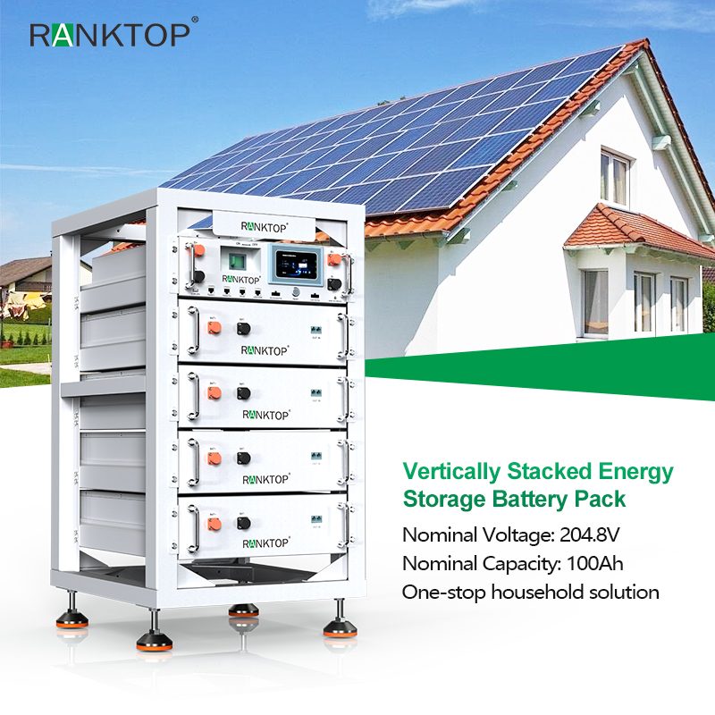 20KW 60KW 77KW for Solar Energy Storage Lithium Stackable Vertical Battery Pack LiFePO4 Batteries