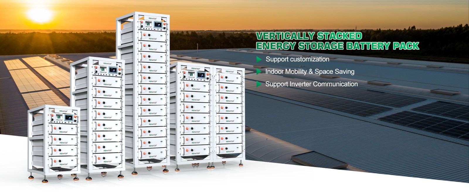 solar storage battery stackable