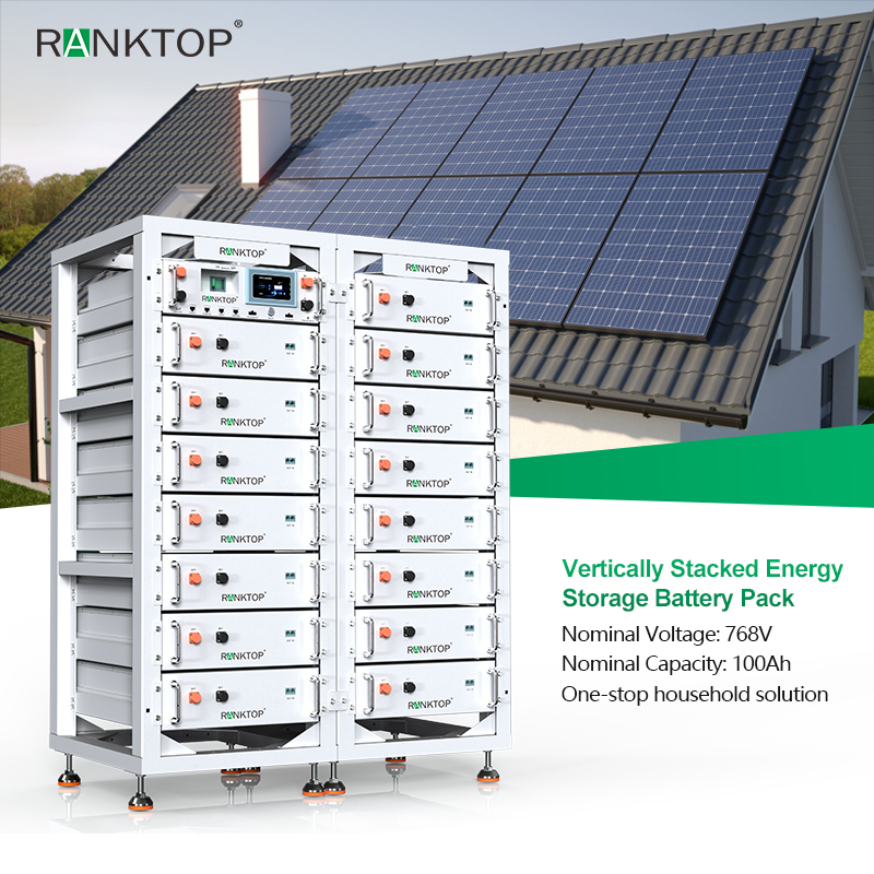 Solar Battery Energy Storage System 77KW Off Grid Industrial Commercial Energy Storage Container Battery