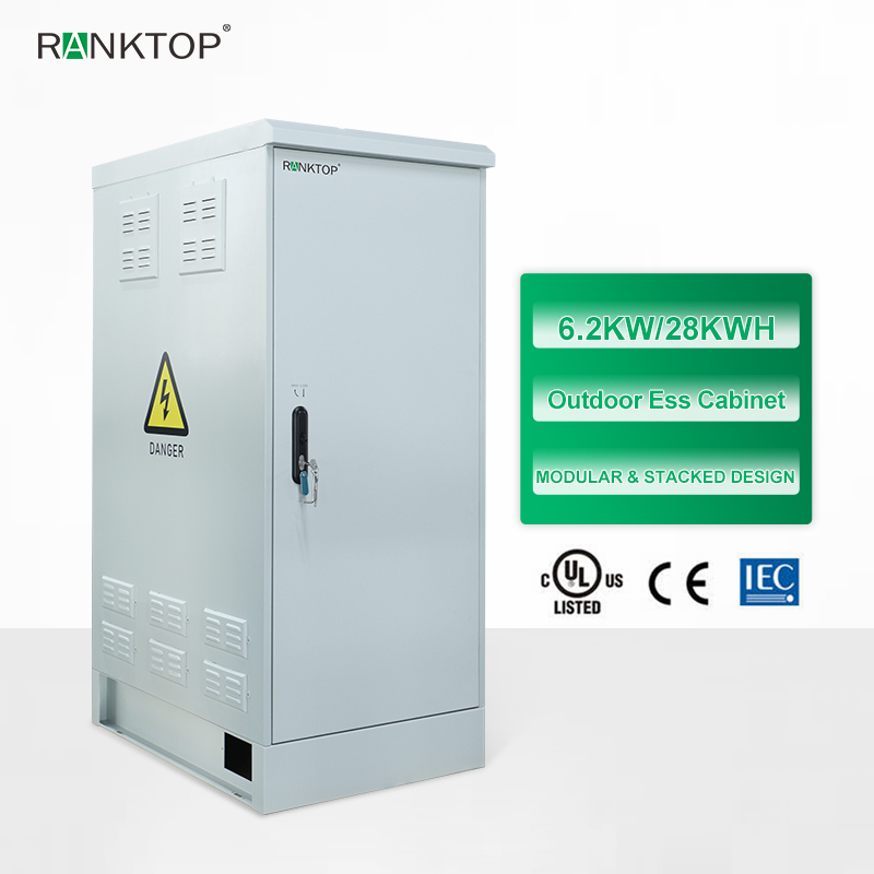 Outdoor 6.2KW/28KWH Smart BESS Cabinet Industrial and Commercial Energy Storage System