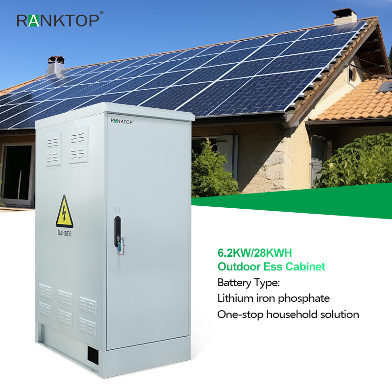 Outdoor 6.2KW/28KWH Smart BESS Cabinet Industrial and Commercial Energy Storage System