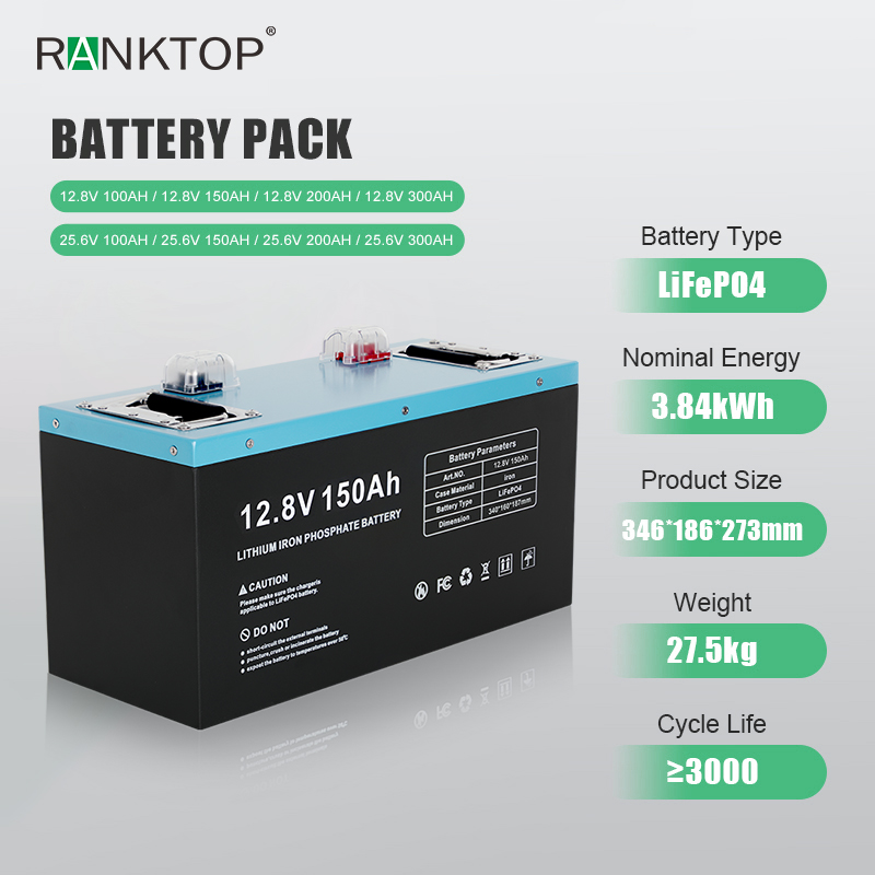 Lifepo4 Batteries Smart Solar Battery Lifepo4 Lithium Batterie Pack With Electric Power Systems