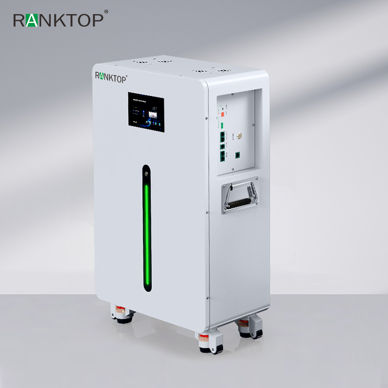 LiFePo4 Battery Pack 6000 Cycles Life Standing Movable For Home Energy Storage CAN Stackable Super