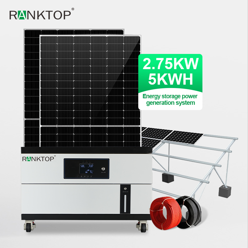 Complete Hybrid Solar Energy Storage System 5KWH Flat Layer Stacked Energy Storage