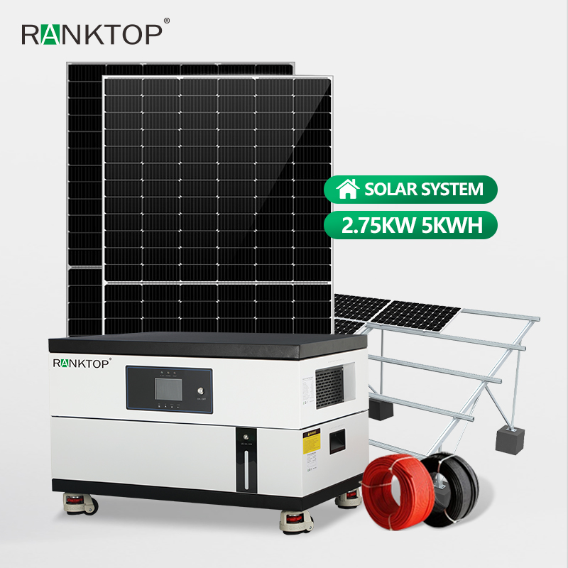 Complete Hybrid Solar Energy Storage System 5KWH Flat Layer Stacked Energy Storage