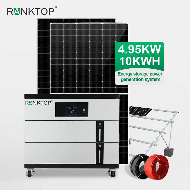 Stackable Modular 10kwh Lifepo4 Lithium lon Batteries Home Solar System 51.2V 200Ah
