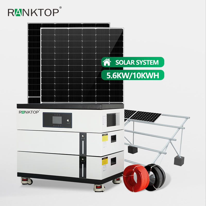 Stackable Modular 10kwh Lifepo4 Lithium lon Batteries Home Solar System 51.2V 200Ah