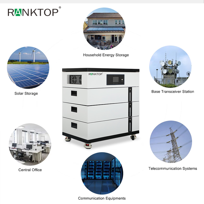 High Voltage Stacked Solar Energy Storage Batteries 15KWH Lifepo4 Residential Energy Storage System
