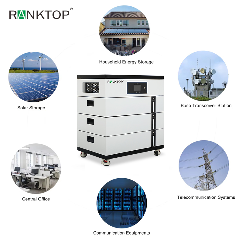 Complete Off Grid Solar Power System Flat Layer Stacked Energy Storage System
