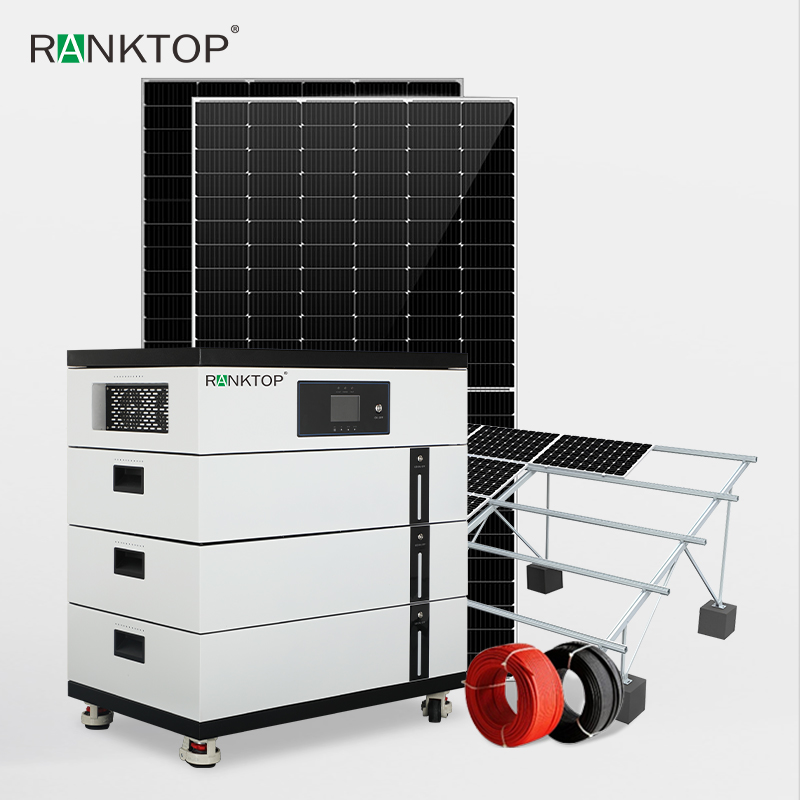 Complete Off Grid Solar Power System Flat Layer Stacked Energy Storage System