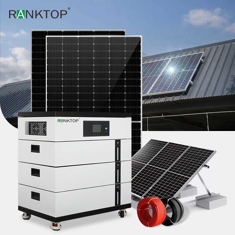 Complete Off Grid Solar Power System Flat Layer Stacked Energy Storage System