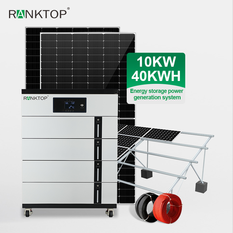 Plug Play High Voltage Stackable Home Energy Storage System LiFePO4 10KW 40KWH Solar Lithium Battery Pack