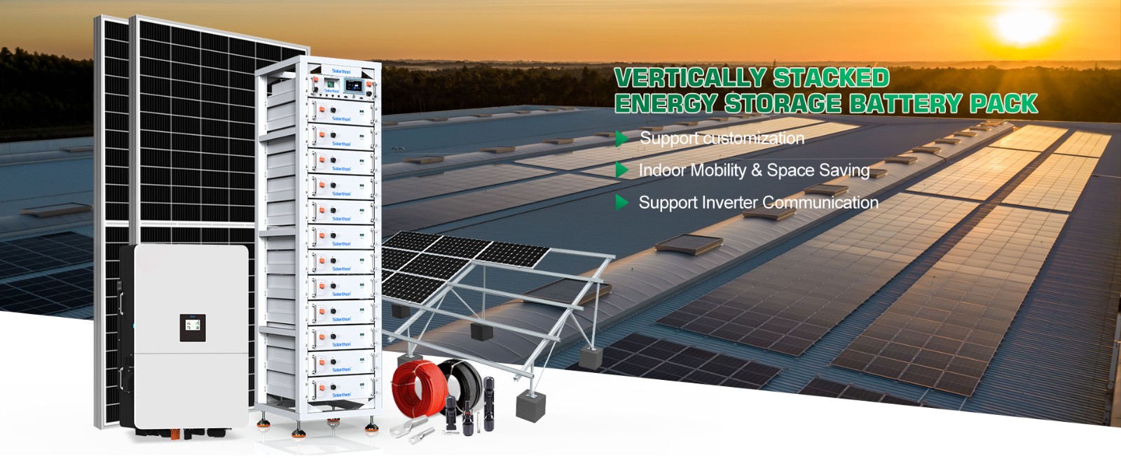 Home ESS LiFePO4 Solar Powered Battery Pack