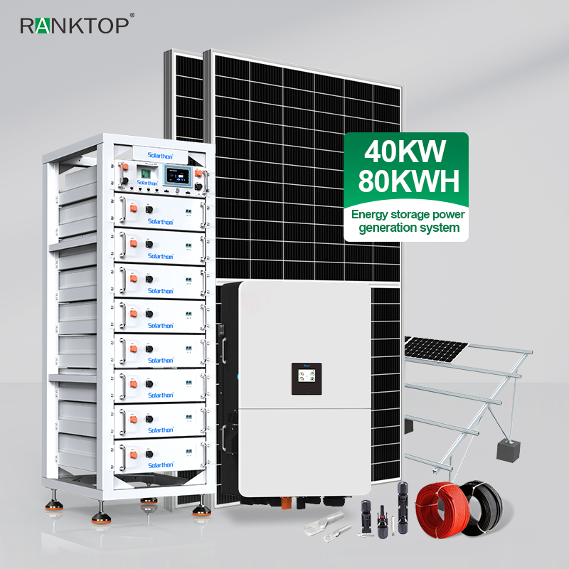 Solar Power System Hybrid Solar System Commercial Solar Powered System Solar Panels With Battery and Inverter Super
