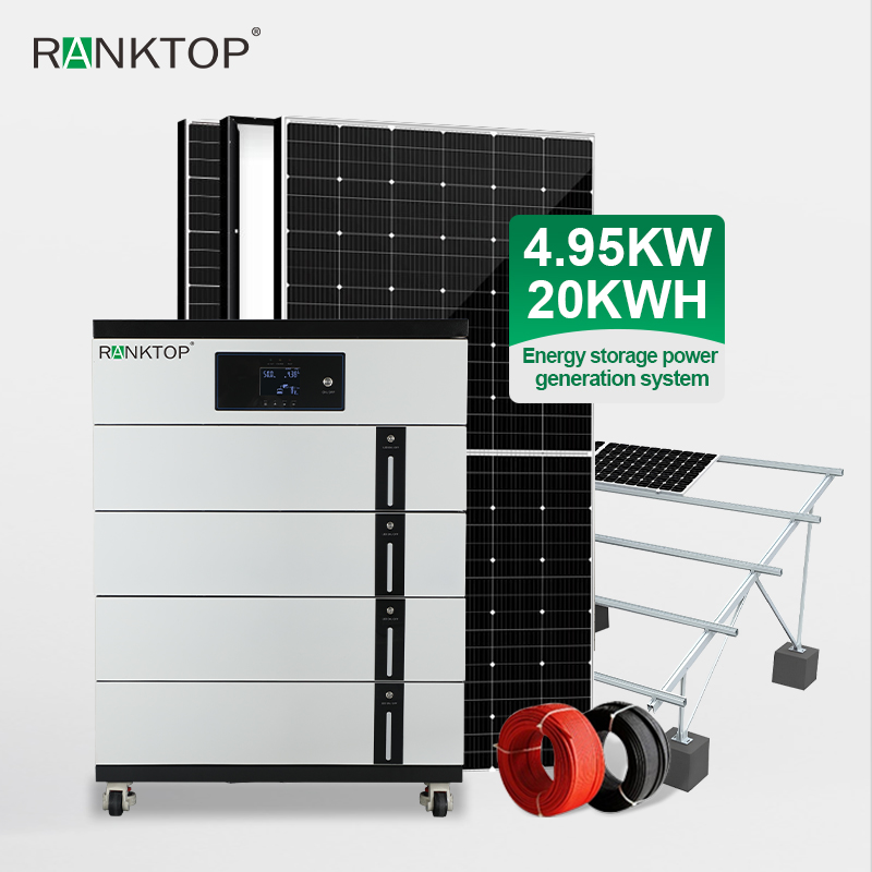 Solar Power System Stackable Lifepo4 Battery Energy Storage Home Use