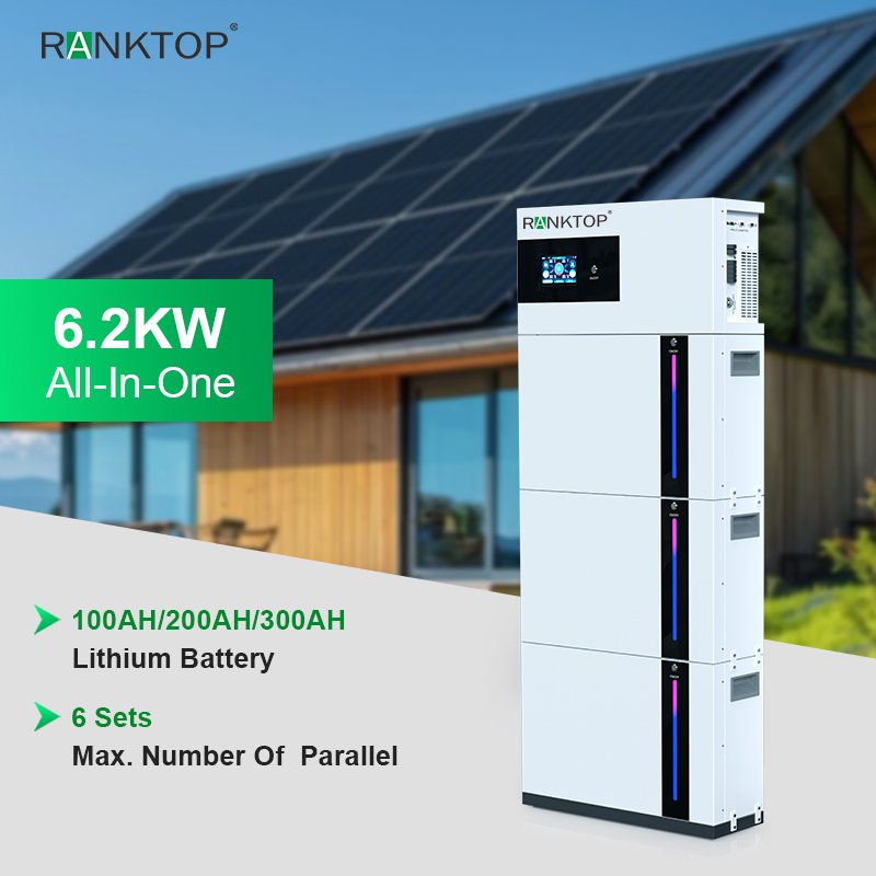 Lifepo4 Whole House Battery Solar Battery Home Energy Storage All-In-One Solar Power System
