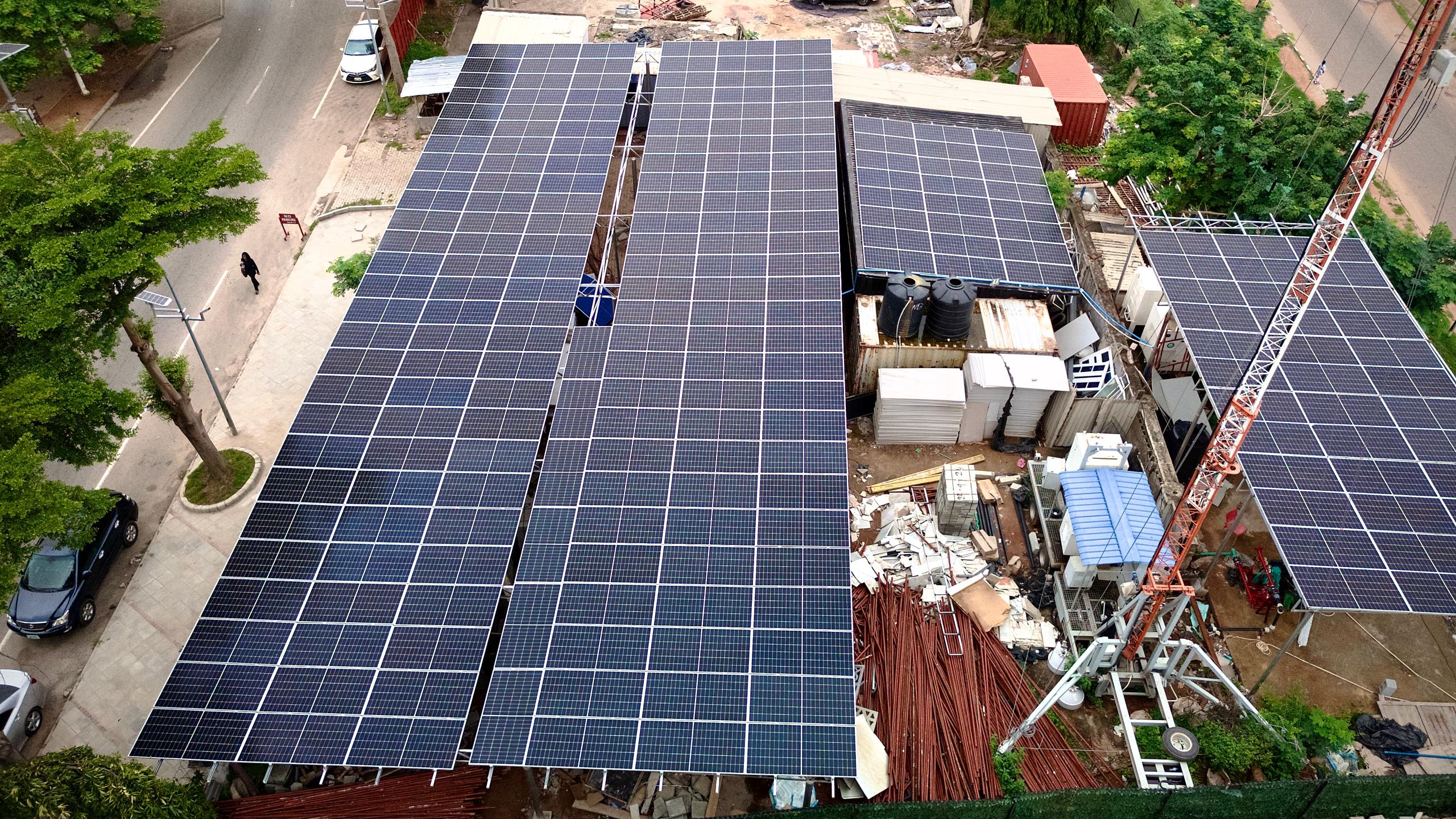 solar panel installation