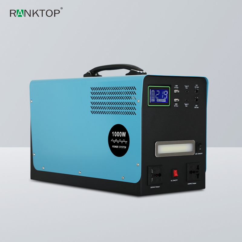 LifePo4 Battery Portable Solar Generator Home Energy Storage Outdoor Recreation Power