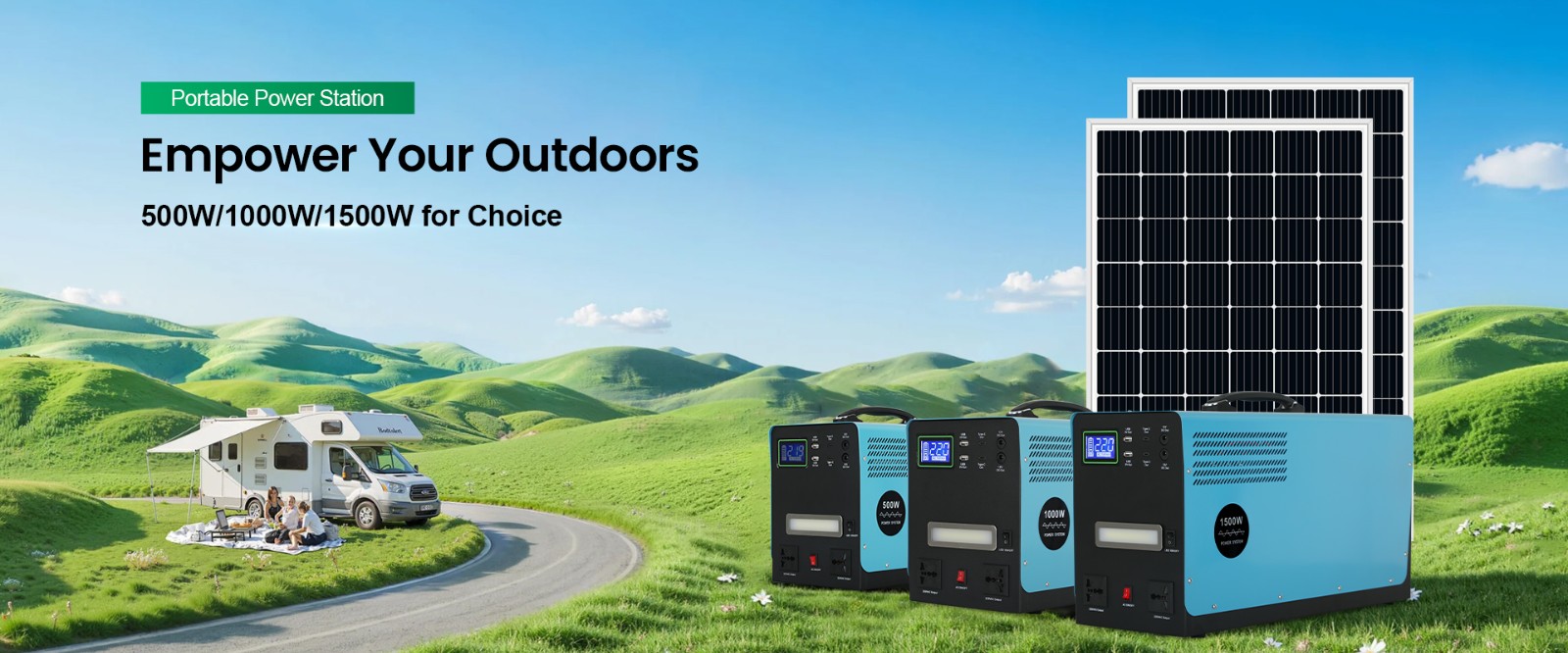 Solar Portable Power Supply Station