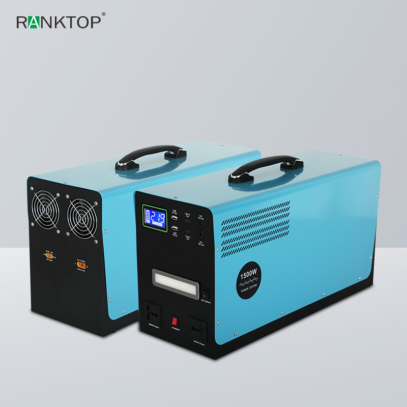Outdoor Generator Solar Lifepo4 Battery Portable Power Station for Home Use