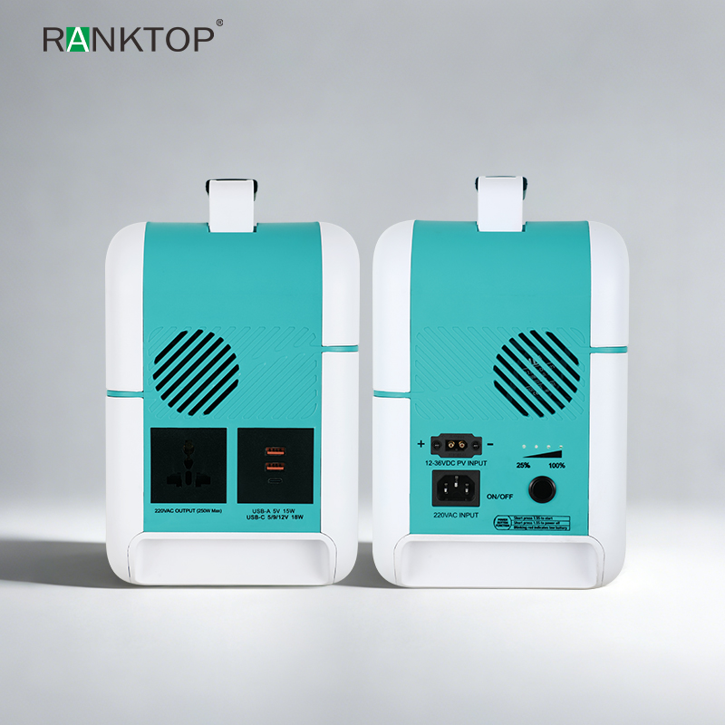 Hybrid off-Grid Portable Solar Home Power Lithium lon Battery Inverter PV Energy Storage System