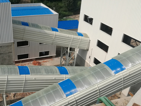 Modular aufgebauter Produktionsmontage-Corrido-Förderer