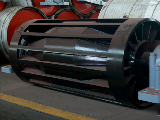 Riemenscheibe aus Polymermaterial mit hoher Reinigungskapazität