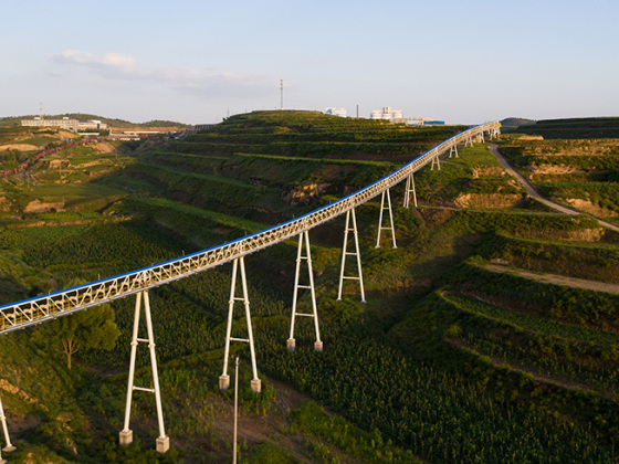 Environmental Friendly Pipe Conveyor With Strong Adaptability