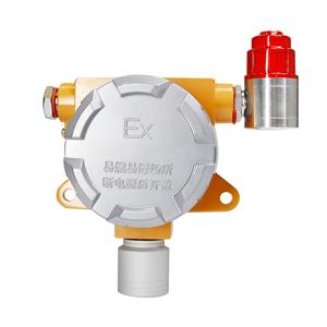 Fixed gas detector with alarm