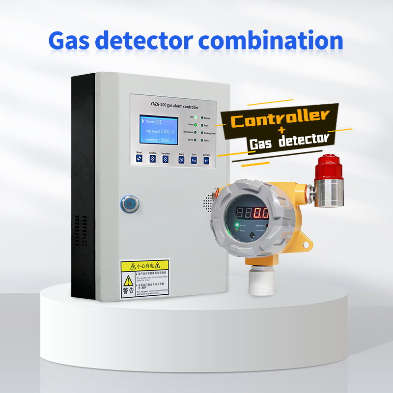 Wastewater Treatment Plant NH3 Gas Detector Fixed Ammonia Monitor 4-20mA RS485 with Relay