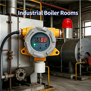 Wall mounted ATEX certified 4-20mA natural gas detector for boiler room