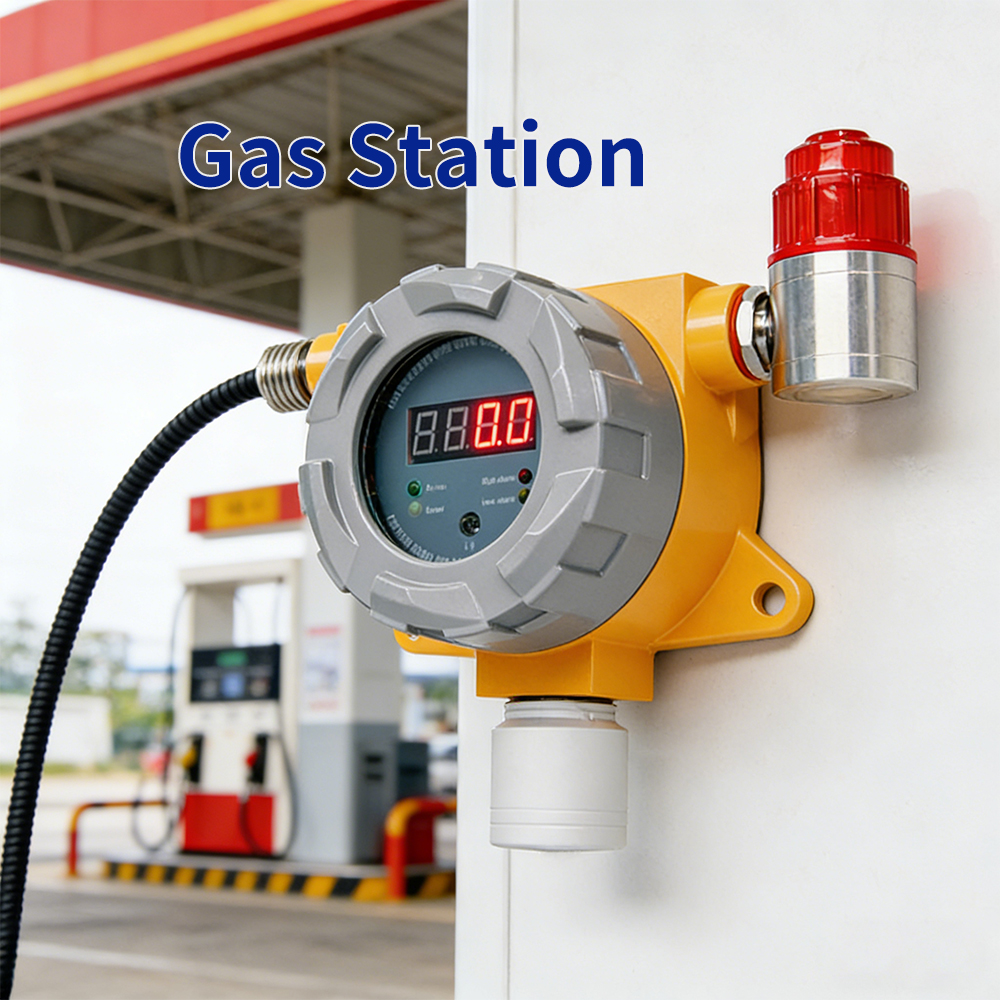 Fixed Explosion Proof Combustible Gas Detector for Gas Cylinder Storage Warehouse Industrial Safety