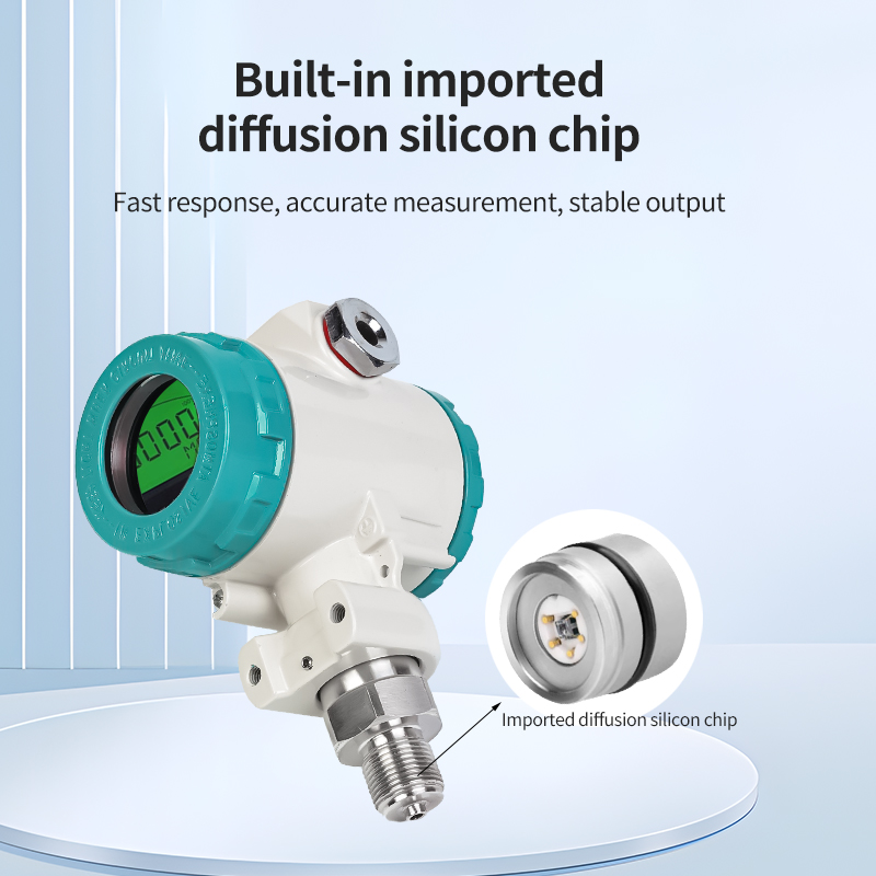 4-20mA HART Stainless Steel Explosion Proof Pressure Transmitter for Water Oil Gas Industrial
