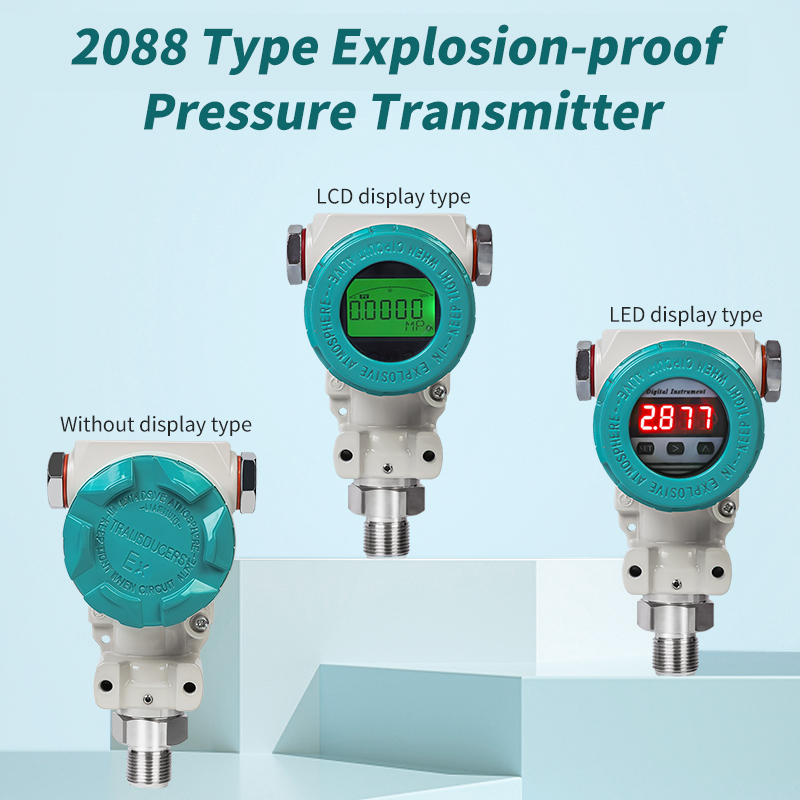 ATEX certified 4-20mA 2088 pressure transmitter for chemical industry