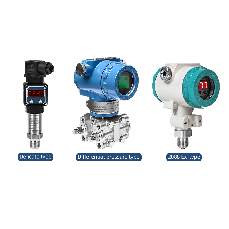 OEM Custom ExdIICT4 4-20mA HART Smart Differential Pressure Transmitter Digital Pressure Sensor for Oil & Gas