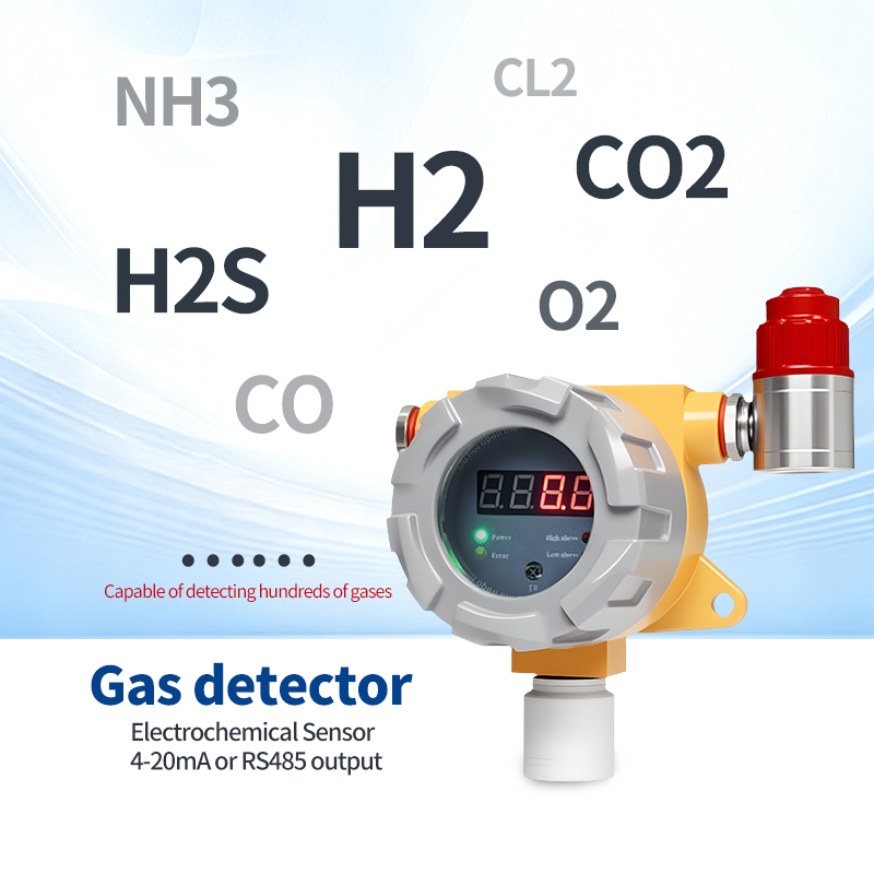 Hydrogen Gas Leak Detector H2 Gas Detector for UPS Battery Room