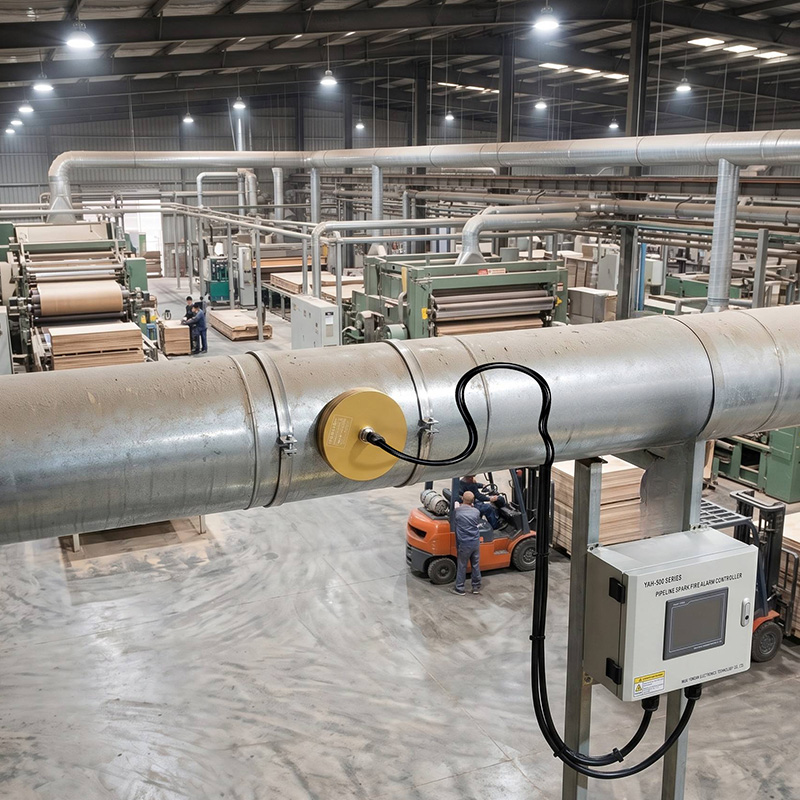 Duct Spark Detector with CE Controller